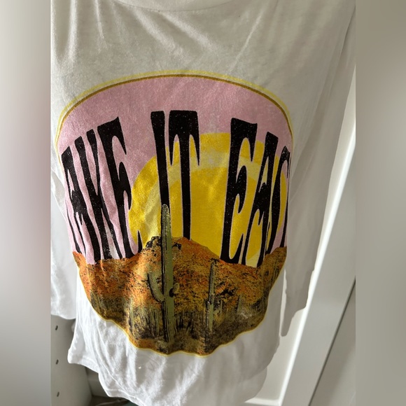 Take It Easy Graphic Long Sleeve Tee - Picture 2 of 3